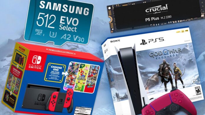 Daily Deals: $45 Off PS5 Console Bundle, 2TB PS5 SSD for $123, 512GB Nintendo Switch Memory Card for $39.99, and More