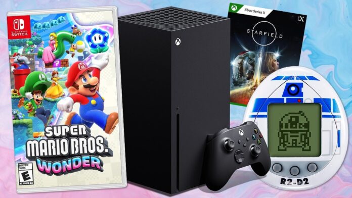 Daily Deals: 18% Off Super Mario Wonder, Free Starfield with Xbox Series X, R2-D2 Tamagotchi