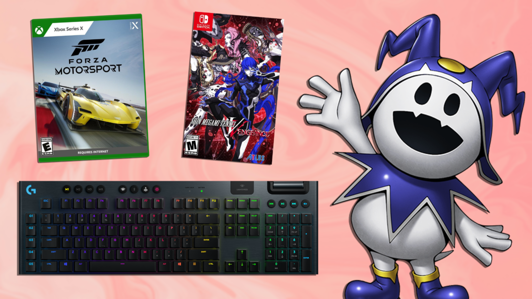 daily-deals-forza-motorsport-smt-v-vengeance-logitech-g915-keyboard-and-more.png Daily Deals: Forza Motorsport, SMT V: Vengeance, Logitech G915 Keyboard, and More