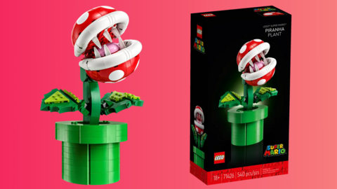 Lego Super Mario Piranha Plant Model Discounted To $36 This Weekend
